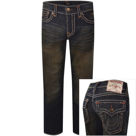 True Religion Ricky Super T Flap Jeans Blue | Mainline Menswear us